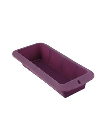 Molde de Silicona para Pastel 20x10x7cm en Color Violeta
