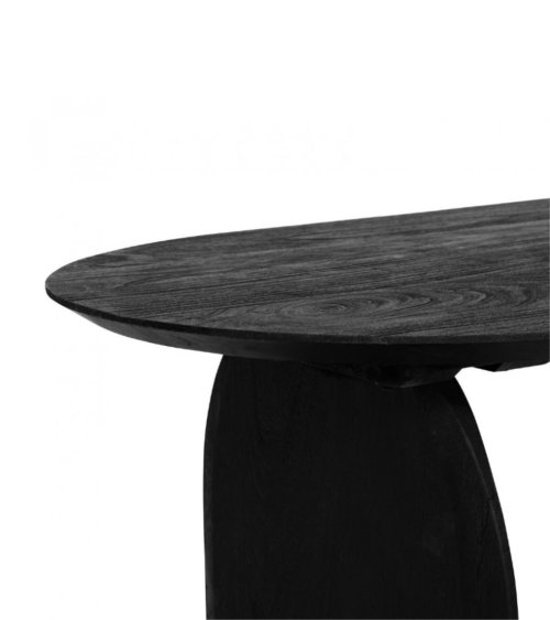 Mesa de Centro Negra "Isana" de 120x60x45 cm para un Hogar Único y Elegante