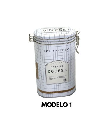 Bote de Metal con Cierre para Café - Varios Modelos