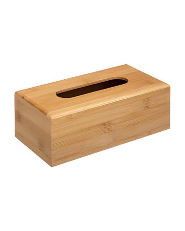 Caja de Pañuelos de Bambú