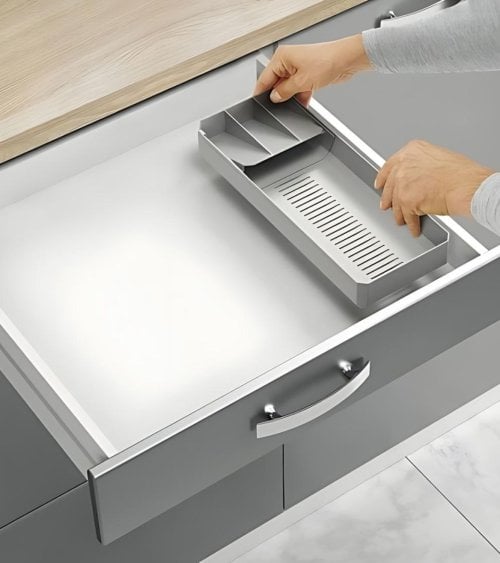 Organizador de Cubiertos Ajustable Metaltex