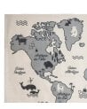 Alfombra Infantil con Mapa Mundi