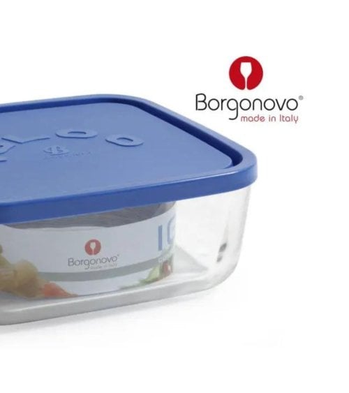 Fiambrera de Vidrio Igloo con Tapa Azul