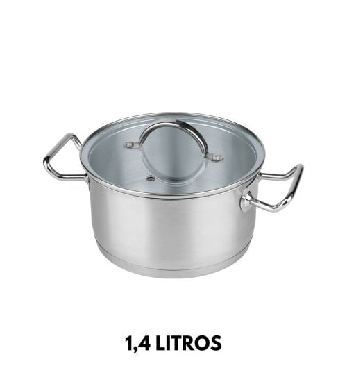 Olla de Acero Inox con Tapa Master