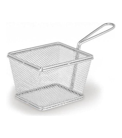Cestillo con Asa para Freir de Acero Inox