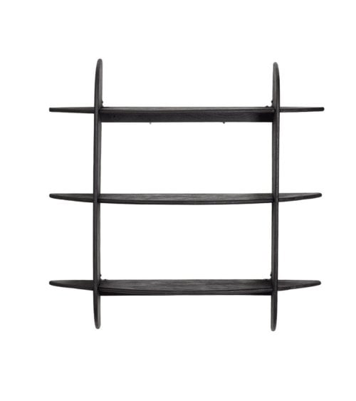 Estante Negro de Madera Westwood