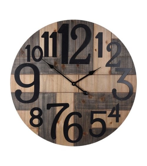 Reloj Industrial para Pared de Metal
