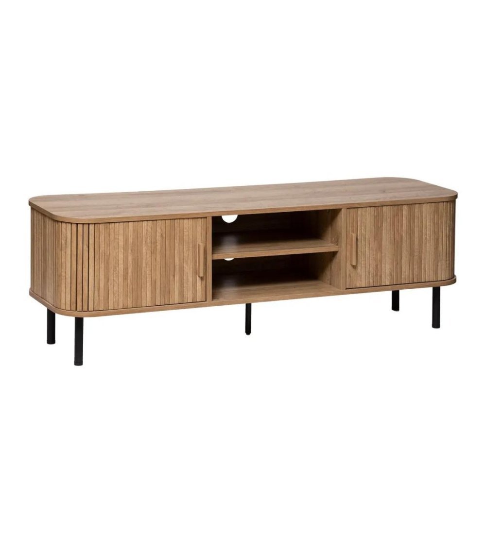 Mesa de TV Colva con 2 Puertas Correderas Mesa de TV Colva con 2 Puertas Correderas