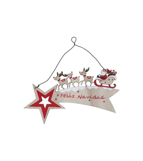 Colgante Navideño para Pared de Estrella Fugaz