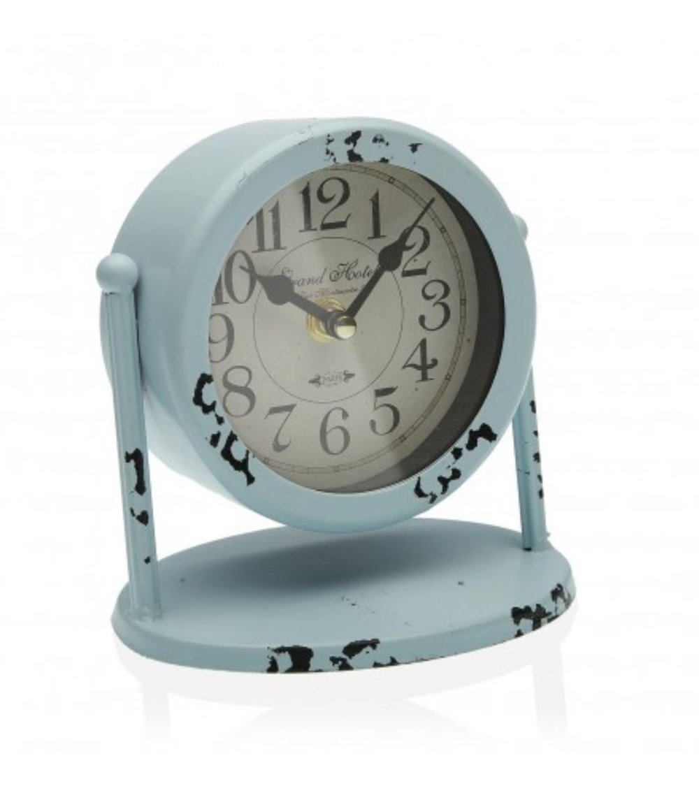 Reloj De Sobremesa Estilo Vintage y Color Desgastado