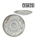Plato Llano Valencia Fade de Porcelana