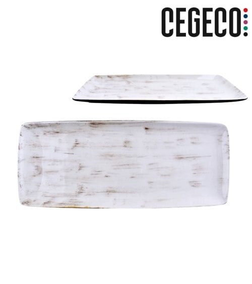 Bandeja Rectangular Kratos de Porcelana