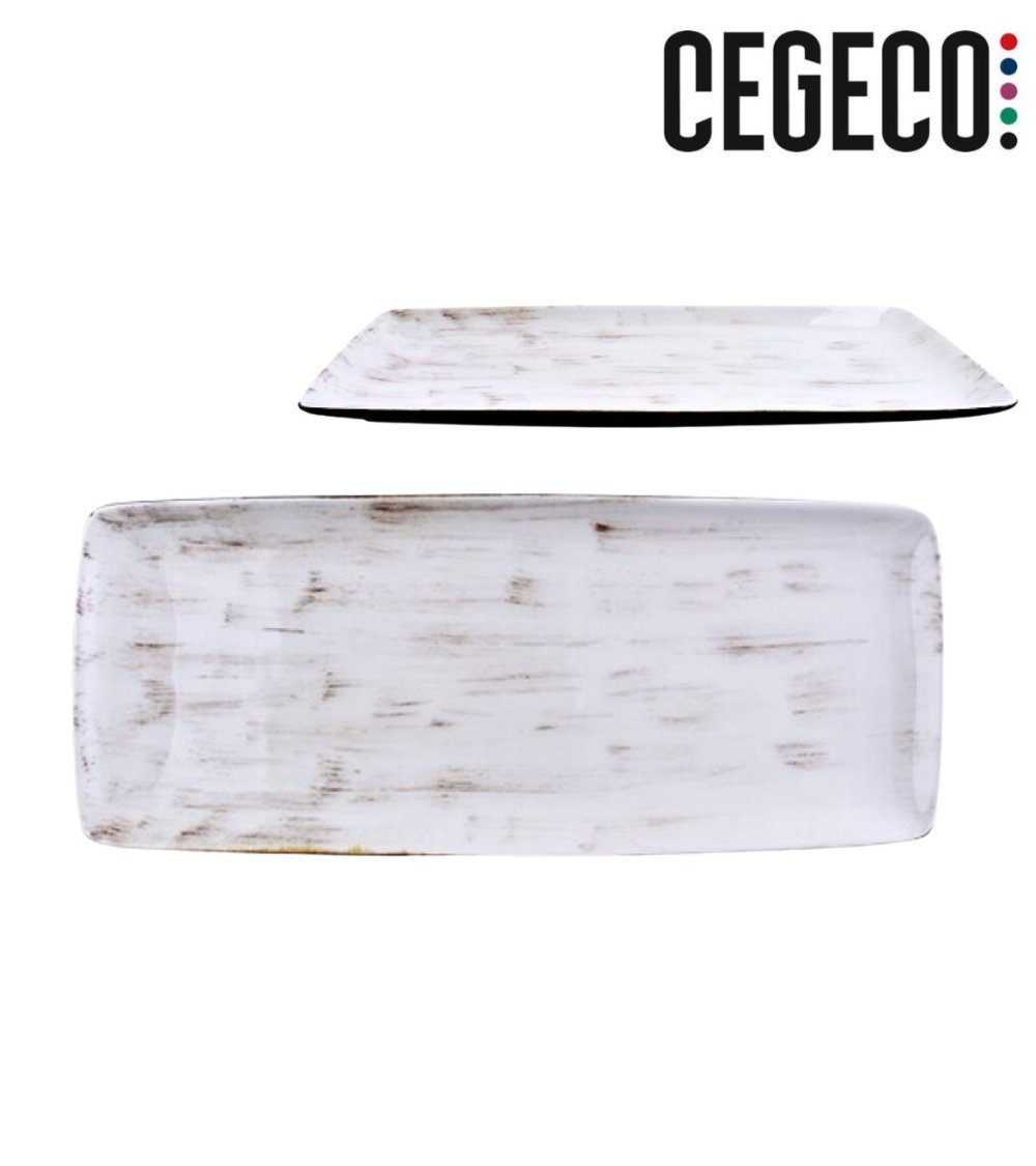 Bandeja Rectangular Kratos de Porcelana Bandeja Rectangular Kratos de Porcelana