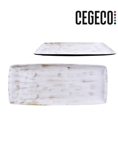 Bandeja Rectangular Kratos de Porcelana