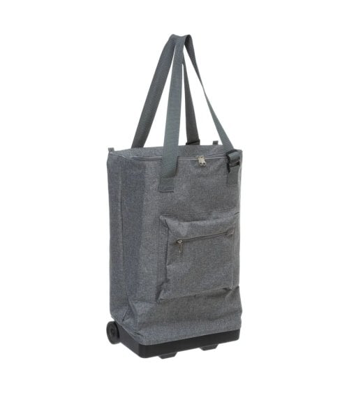 Carro de Compra Gris Tipo Bolsa