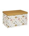 Caja de Cartón Decorativa con Diseño de Dinosaurios