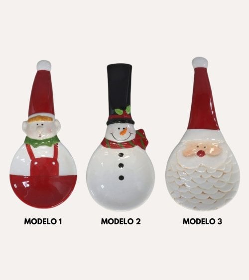 Portacucharas de Personaje Navideño