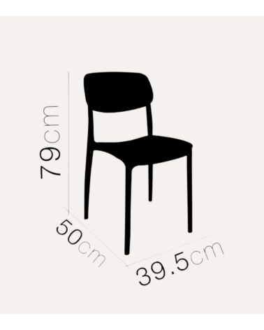 Silla de Plástico Blanca