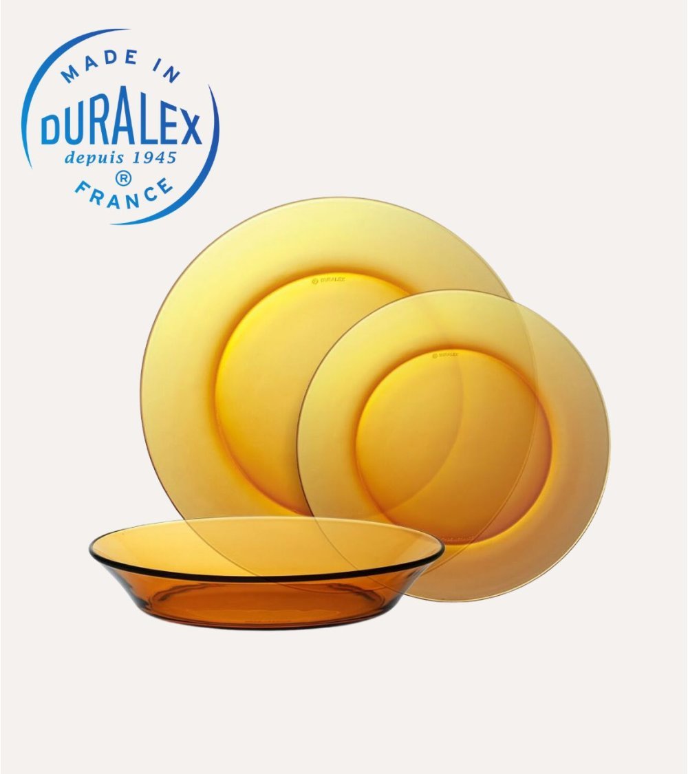 Vajilla de 18 Piezas Ambar Lys de Duralex