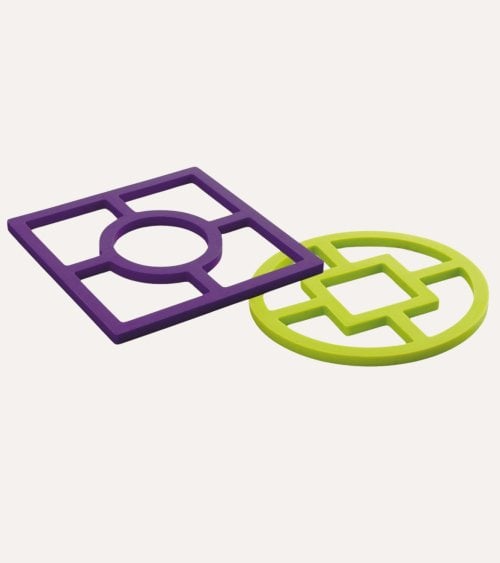Salvamantel Geomético de Silicona