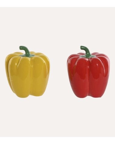 Figura de Pimiento Decorativo de Gres