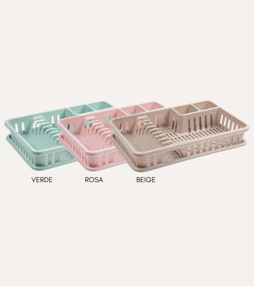 Escurreplatos Venecia con Compartimientos
