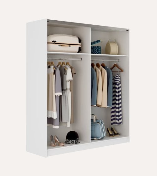 Armario Block con 2 Puertas Correderas