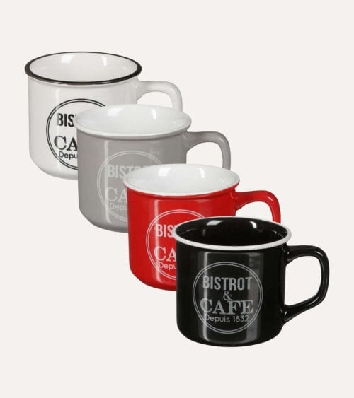 Taza con Diseño Bistrot y...