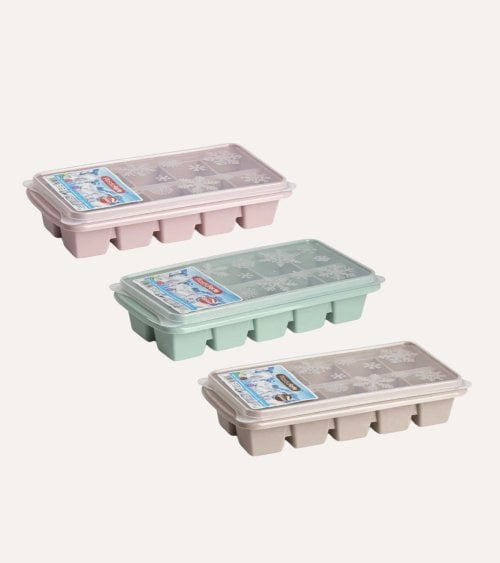 Molde para Cubitos de Hielo con Tapa