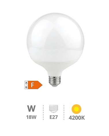 Bombilla LED Tipo Globo E27 de 18 W