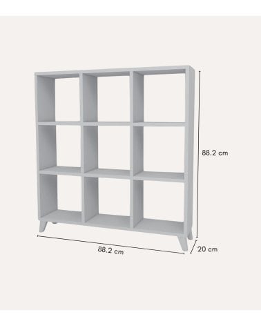 Estantería Minimalista de 9 Compartimientos