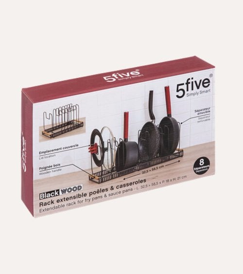 Organizador Ajustable Metálico para Cocina