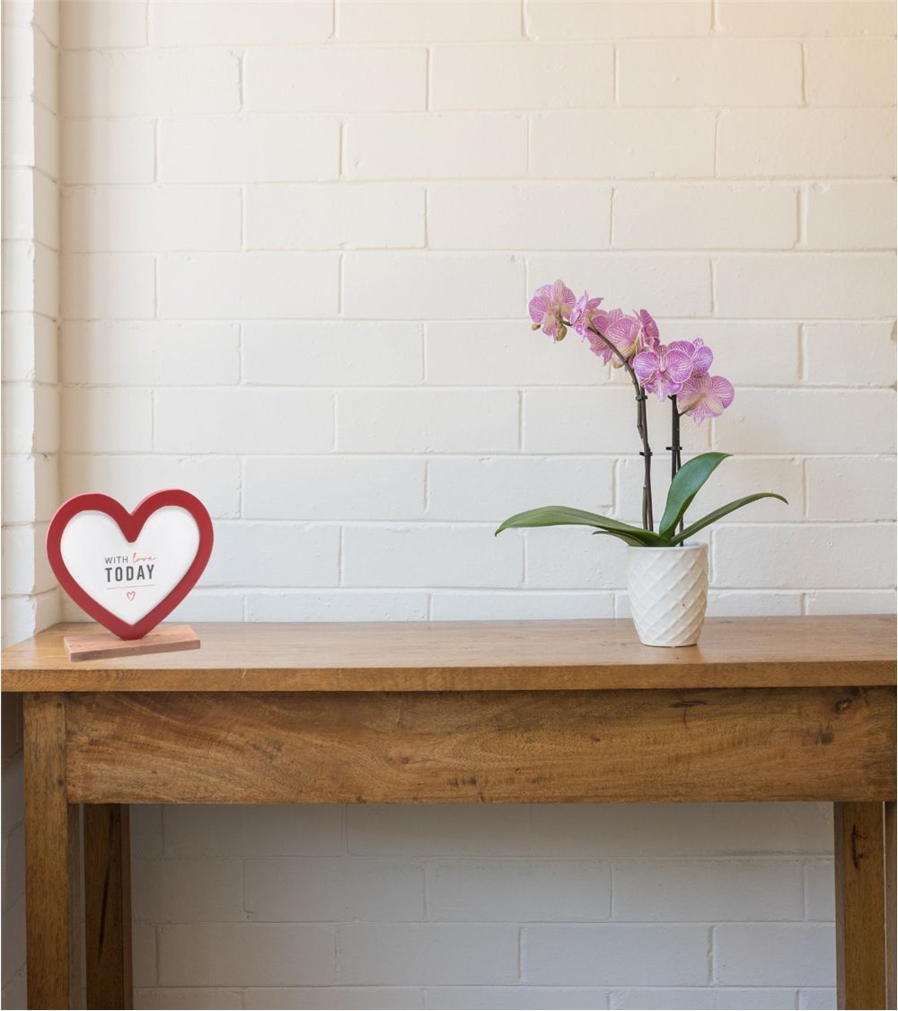 Marco de Fotos de Madera en forma de Corazón Marco de Fotos de Madera en forma de Corazón