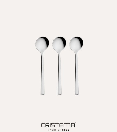 Set de 3 Cucharas de Azúcar Chicago de Acero Inox 18/10