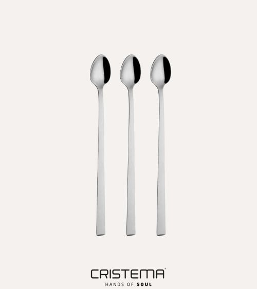 Set de 3 Cucharas de Refresco Chicago de Acero Inox 18/10