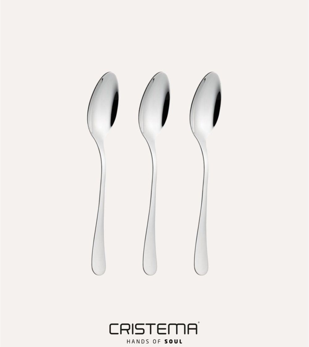 Set de 3 Cucharas de Café María de Acero Inox 18/10 Set de 3 Cucharas de Café María de Acero Inox 18/10