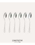 Set de 6 Cucharas de Té María de Acero Inox 18/10
