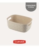 Cesta con Asas Softex de Plástico Reciclado
