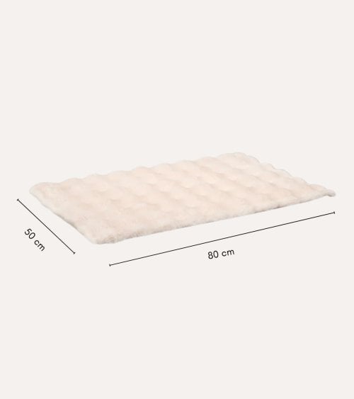 Alfombra de Baño Peluda con Base Antideslizante