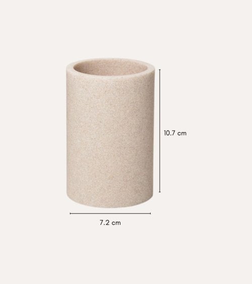 Vaso de Baño Portacepillos Bora de Plástico