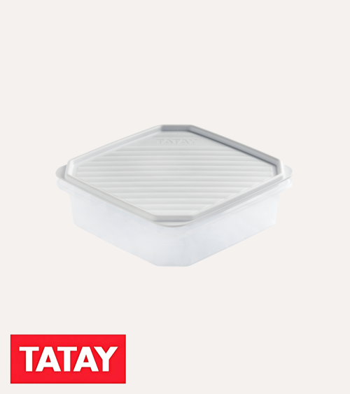Fiambrera Cuadrada Top Flex de Plástico