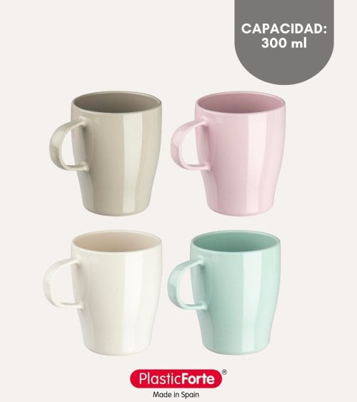 Taza Estile Pastel Dino de Cerámica