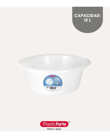 Barreño Redondo para Alimentación de Plástico