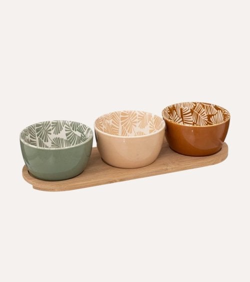 Set de 4 Piezas de Aperitivos Dolce Riviera de Gres