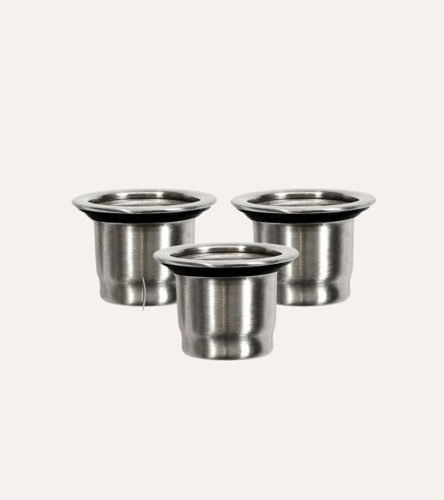 Juego de 3 Cápsulas Café Nespresso Reutilizables de Acero Inoxidable