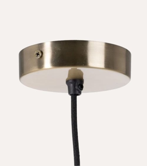 Lámpara Colgante Matías de Cristal y Metal