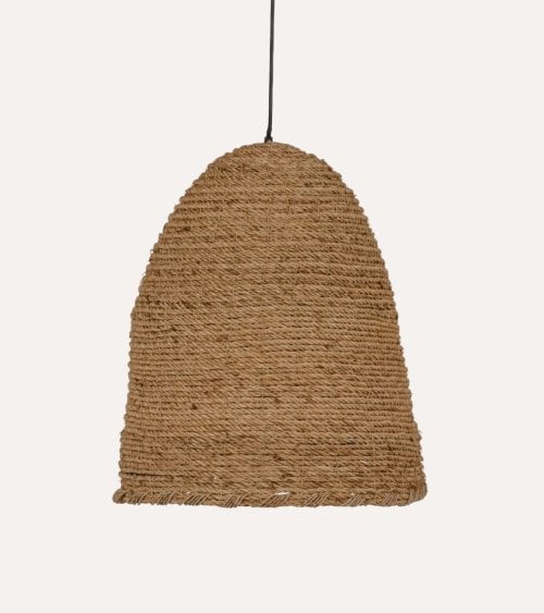 Lámpara Colgante Cánamo de Cuerda Natural