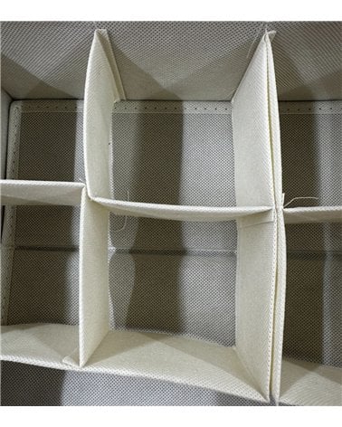 Caja Organizadora de Textil para Cajón de Tela Beige