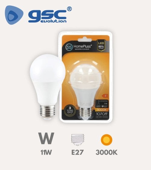 Bombilla LED Tipo Estándar E27 11 W