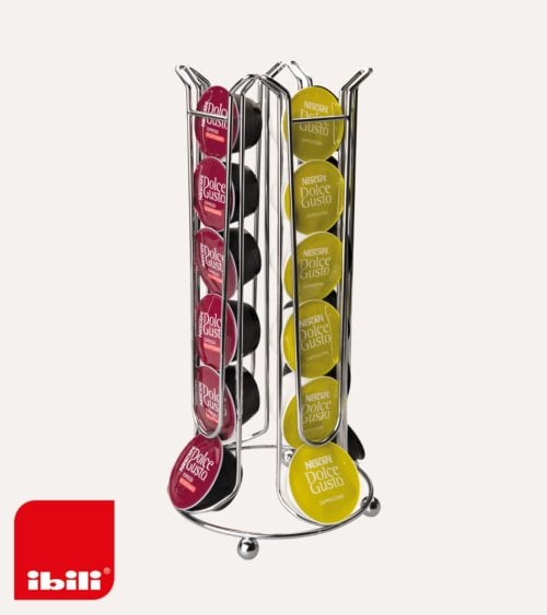 Porta Cápsulas para Cafetera Dolce Gusto de Acero Inoxidable